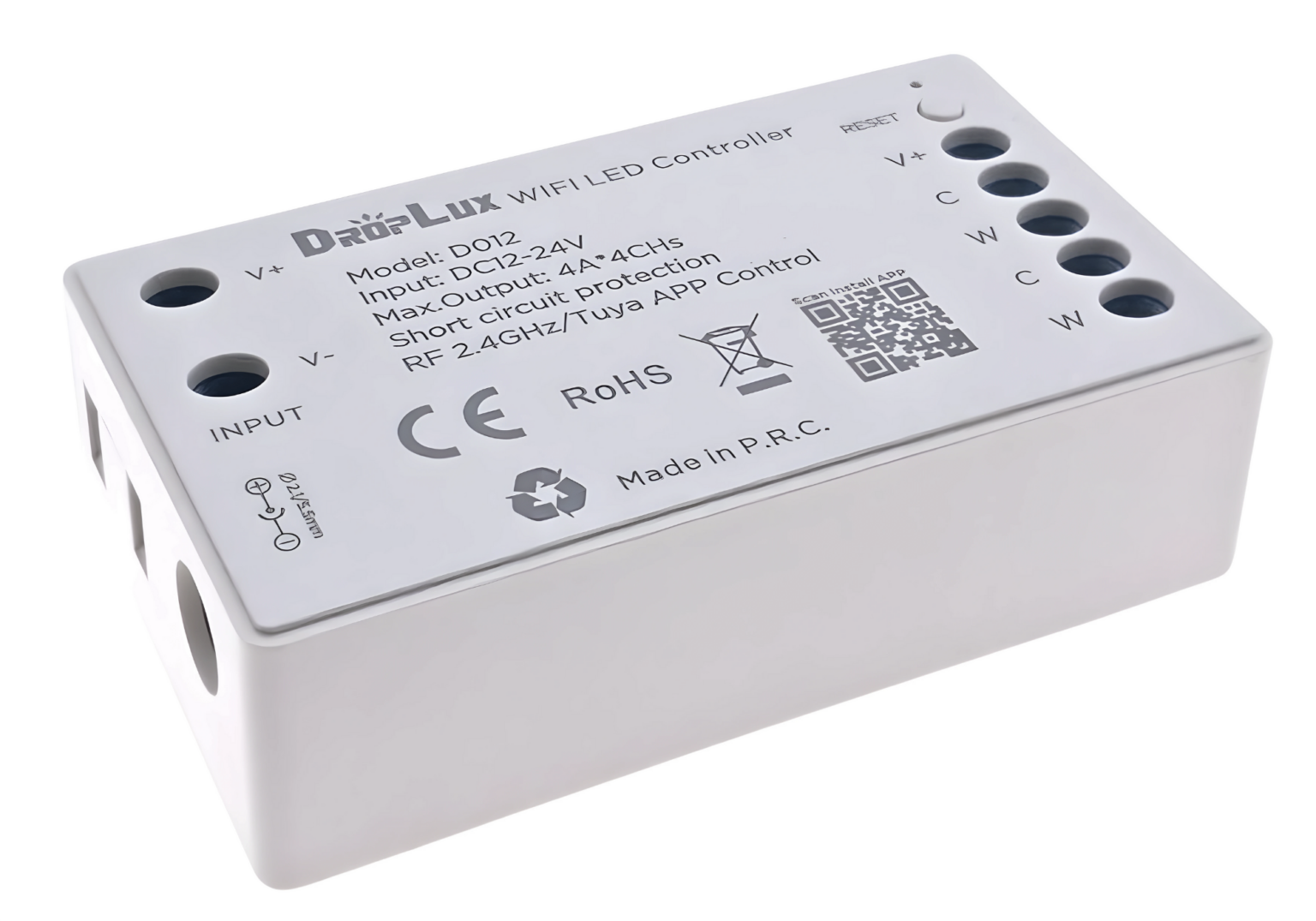 Controlador CCT Wifi TUYA D012 Fervicom Productos LED Bogotá Fuentes adaptadores y